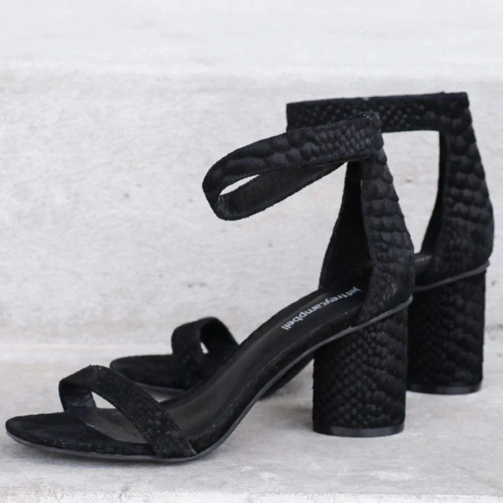 JEFFREY CAMPBELL Women's Laura- Heel Sandals - BRAND NEW -
